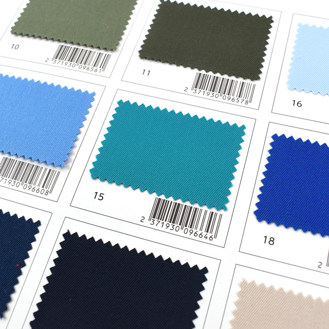 生地カラーサンプル帳 T/Cツイル 制電糸使用(NM3000) 15Yy88_