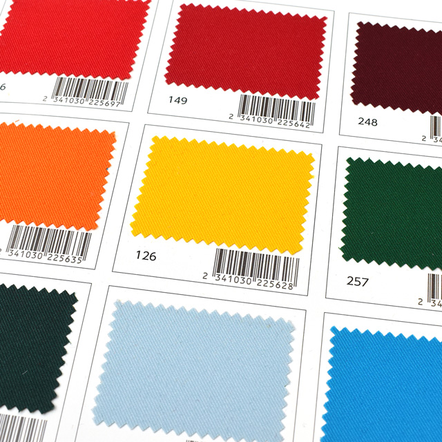 生地カラーサンプル帳 ポリエステルギャバ(AD1581S) 15Yy88_