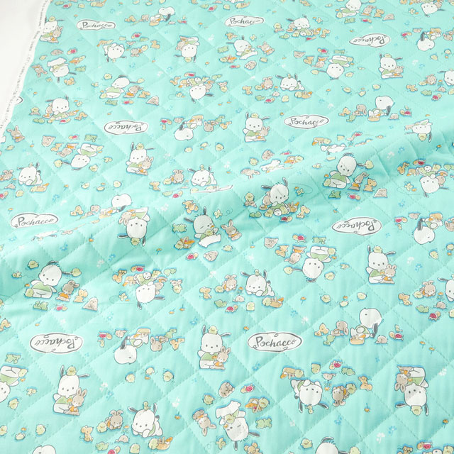 生地 サンリオ ポチャッコ/キルティング(GQ-8944) 1A.ブルー 09Ae12_