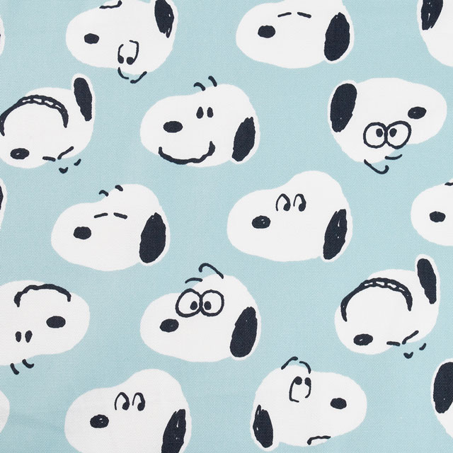 生地 PEANUTS/ピーナッツ BIGフェイス柄/オックス(G-3708) 1A.ブルー 99Zz99_