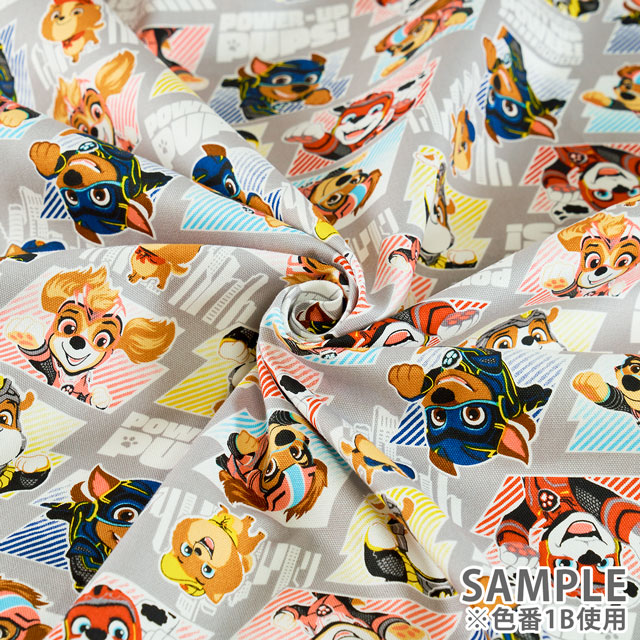 生地 パウ・パトロール 映画版/オックス(G-4617) 1B.グレー 09Ae12_