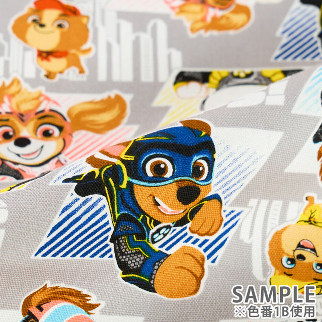 生地 パウ・パトロール 映画版/オックス(G-4617) 1B.グレー 09Ae12_