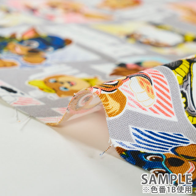 生地 パウ・パトロール 映画版/オックス(G-4617) 1B.グレー 09Ae12_