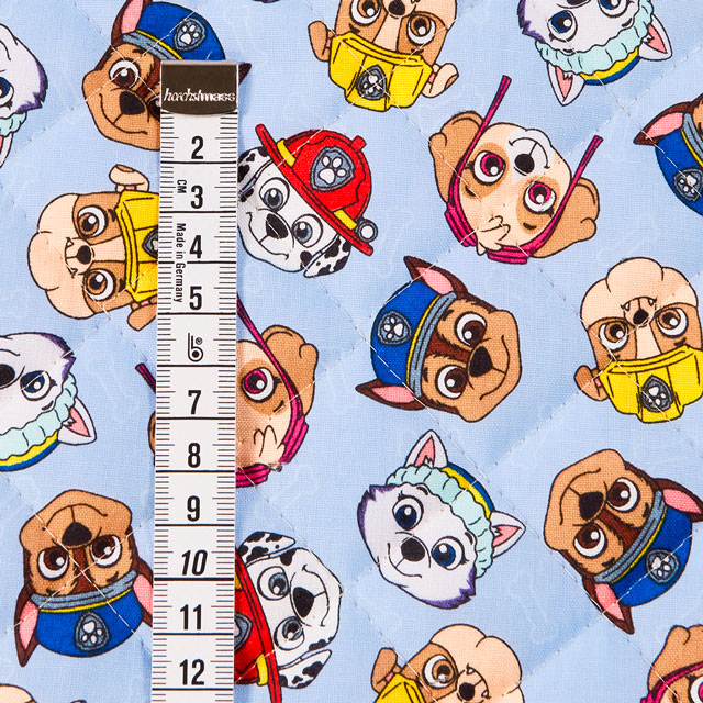 生地 パウ・パトロール フェイス柄/キルティング(GQ-4618) 1A.ブルー 09Ae12_