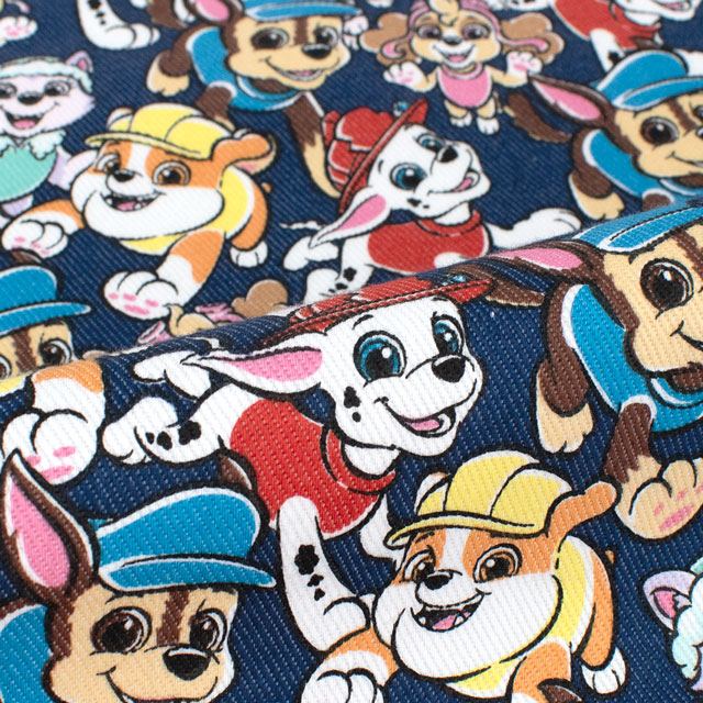 生地 パウ・パトロール/TCツイル(G4619) 1A.ネイビー 09Ae99_