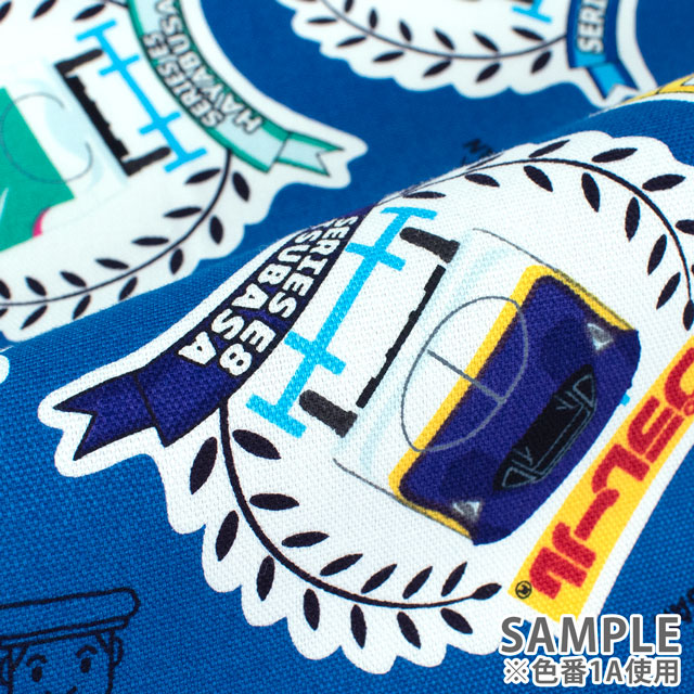 生地 プラレール リース/オックス(G6128) 1A.ブルー 09Ae99_