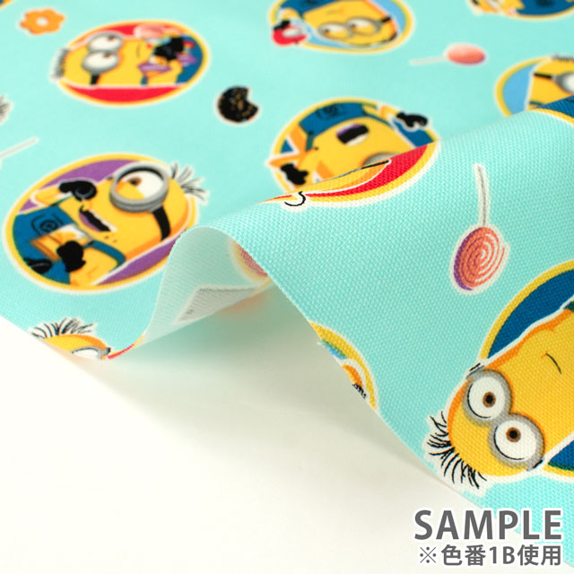 生地 ミニオン スイーツ/オックス(G4211) 1B.ブルー 09Ae99_