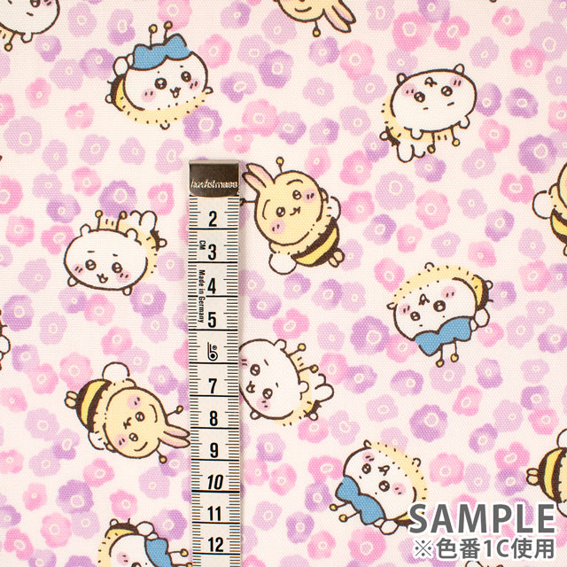 生地 ちいかわ 小花柄/オックス(G2574) 1C.ピンク 09Ae99_