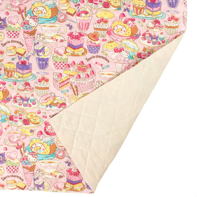 生地 サンリオキャラクターズ ケーキ柄/キルティング(GQ8968) 1A.ピンク 09Bi20_