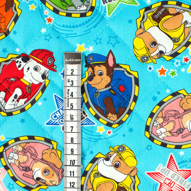 生地 パウ・パトロール 星型/キルティング(GQ4621) 1A.ブルー 09Bi20_