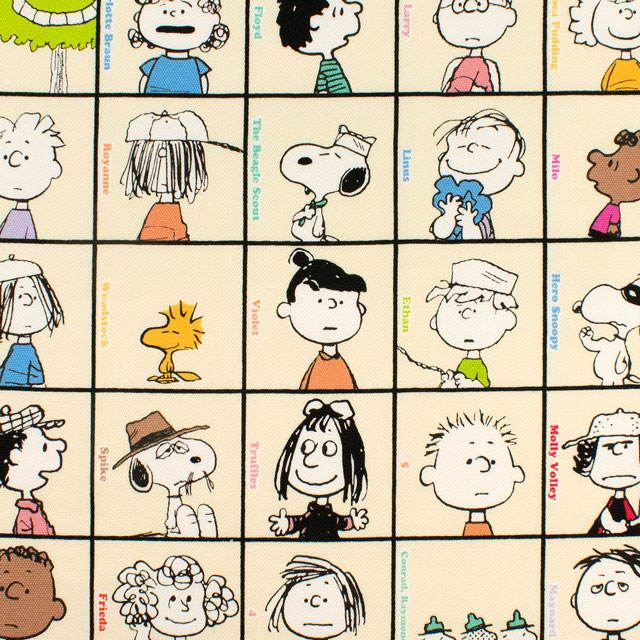 生地 PEANUTS/ピーナッツ オールスター/オックス(G3713) 1A.オフ 09Ae99_