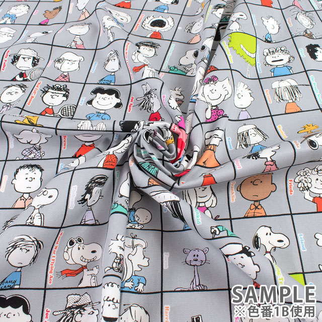 生地 PEANUTS/ピーナッツ オールスター/オックス(G3713) 1A.オフ 09Ae99_