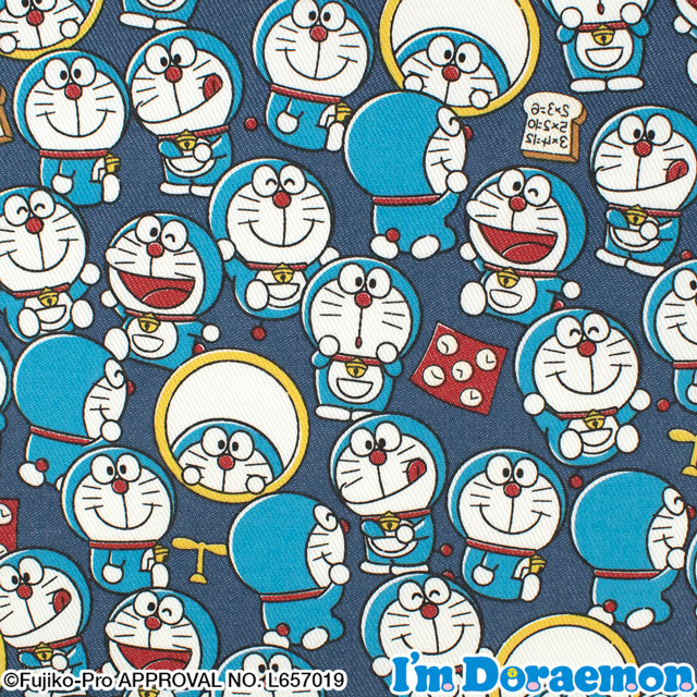 生地 アイムドラえもん/TCツイル(G8976) 1A.ネイビー 09Ae99_