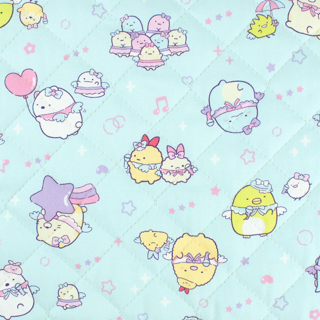 生地 すみっコぐらし えびてん/キルティング(GQ3807) 1B.ブルー 09Bi20_