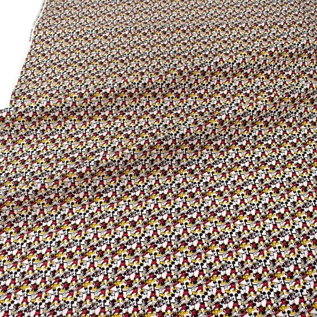 生地 ミッキー MANY柄/シーチング(G7439) 1A.オフ 09Ae99_