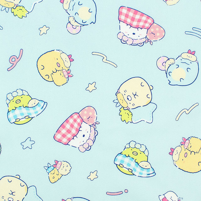 生地 すみっコぐらし 夢見る柄/オックス（G-3814） 1A.ブルー 09Ae99_