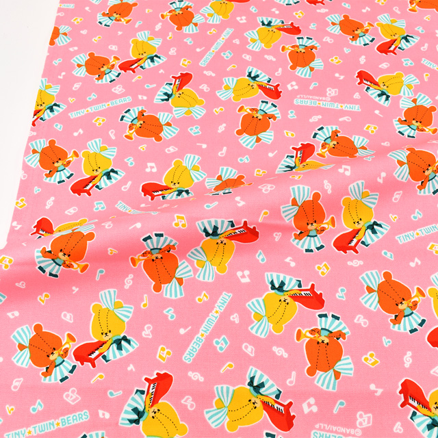 生地 がんばれルルロロ/オックス(G-5083) 1A.ピンク 99Zz99_