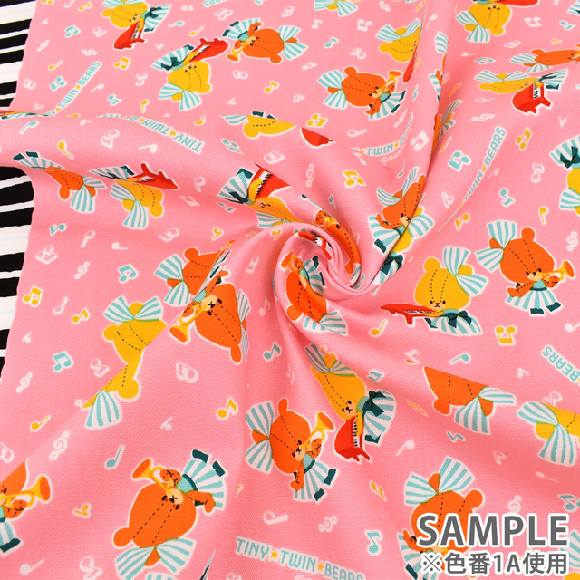 生地 がんばれルルロロ/オックス(G-5083) 1A.ピンク 99Zz99_