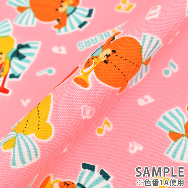 生地 がんばれルルロロ/オックス(G-5083) 1A.ピンク 99Zz99_