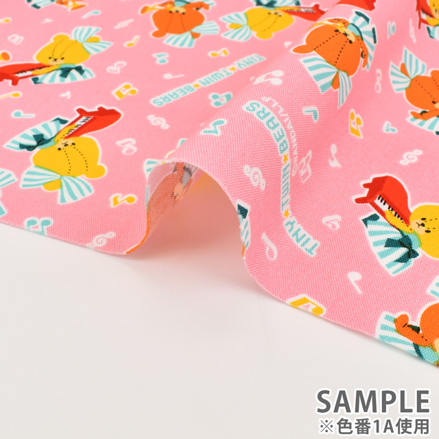 生地 がんばれルルロロ/オックス(G-5083) 1A.ピンク 99Zz99_