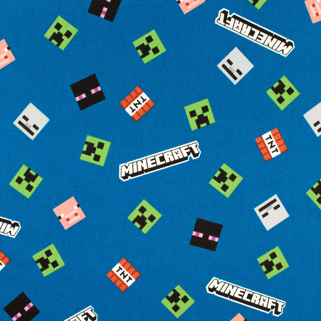 生地 マインクラフト オックスB(MYKJ002) B55.ブルー 09Ae99_