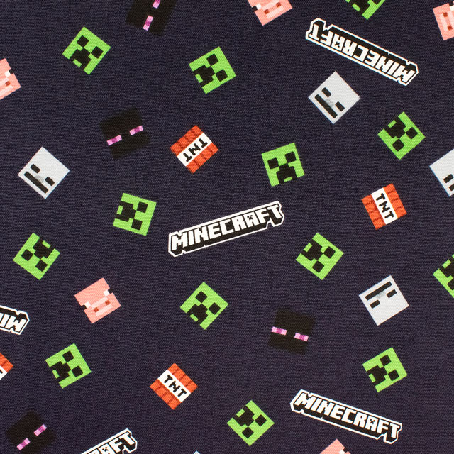 生地 マインクラフト オックスB（MYKJ002） B58.ダークネイビー 09Ae99_