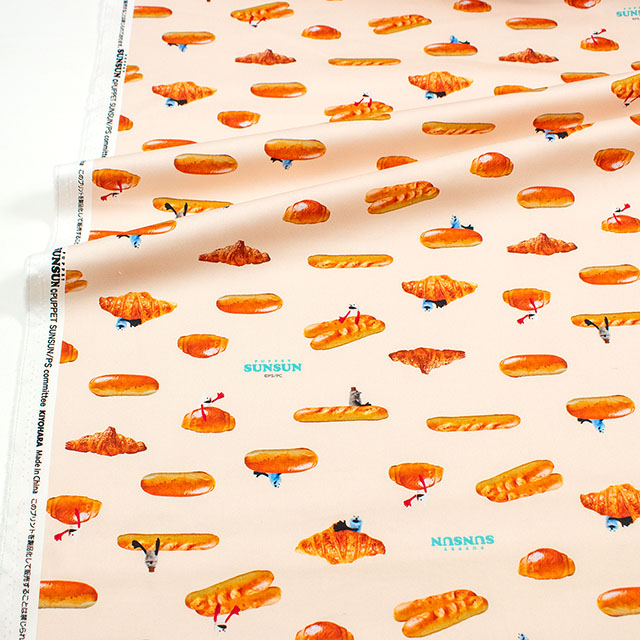 生地 パペットスンスン パン/オックス(PSNF-02) BE.ベージュ 09Ae99_