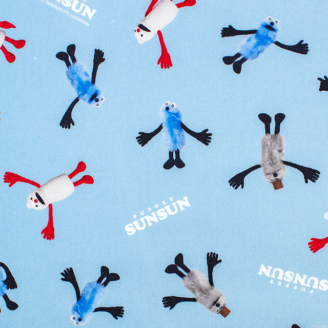 生地 パペットスンスン ベーシック/オックス(PSNF-04) SBL.スカイブルー 09Ae99_