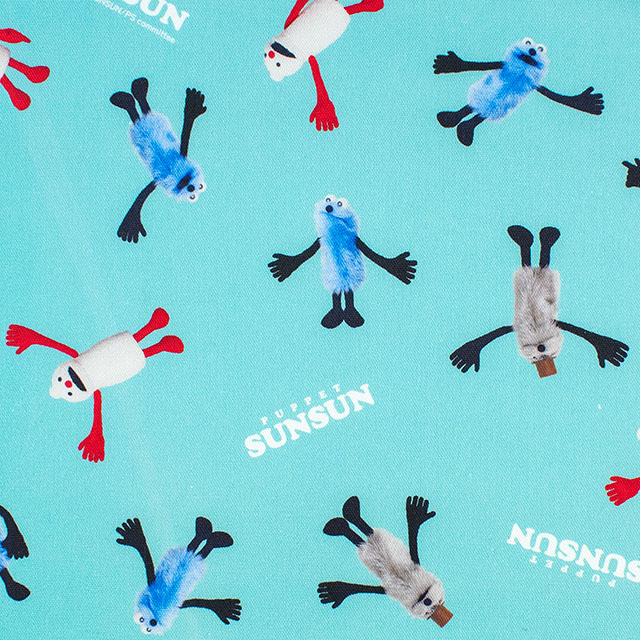 生地 パペットスンスン ベーシック/オックス(PSNF-04) TBL.ティールブルー 09Ae99_