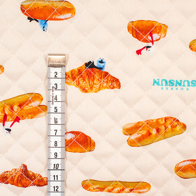 生地 パペットスンスン パン/キルティング(PSNF-02Q) BE.ベージュ 09Ae99_