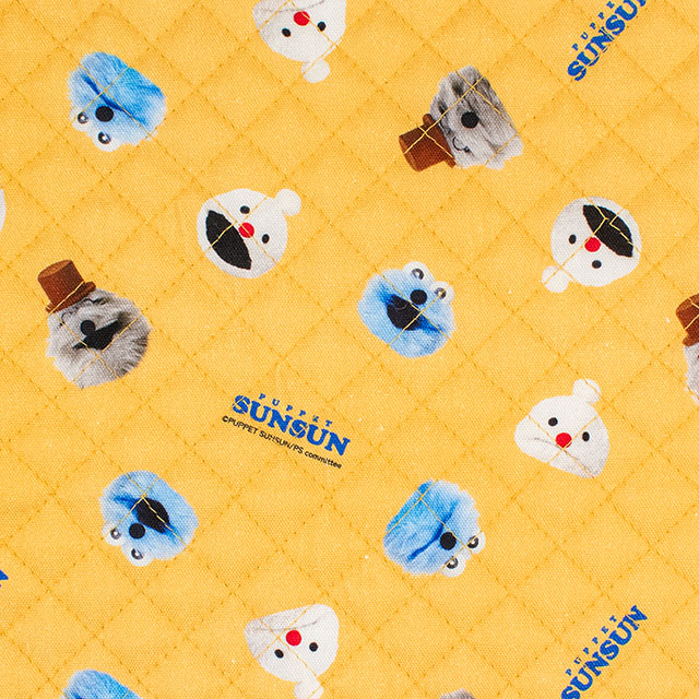 生地 パペットスンスン フェイス/キルティング(PSNF-03Q) Y.イエロー 09Ae99_