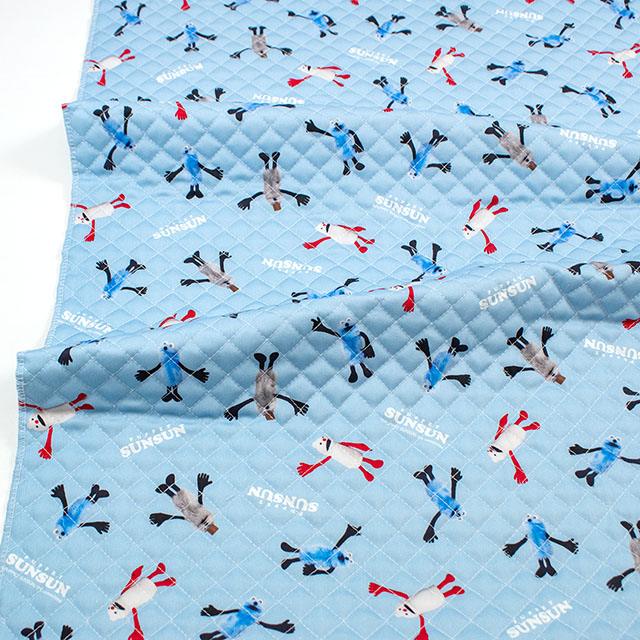 生地 パペットスンスン ベーシック/キルティング(PSNF-04Q) SBL.スカイブルー 09Ae99_