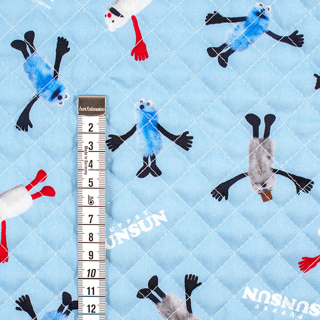 生地 パペットスンスン ベーシック/キルティング(PSNF-04Q) SBL.スカイブルー 09Ae99_