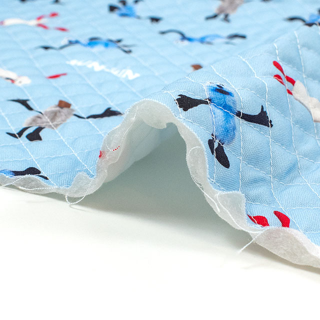 生地 パペットスンスン ベーシック/キルティング(PSNF-04Q) SBL.スカイブルー 09Ae99_