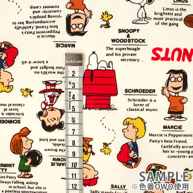 生地 スヌーピー SN75thクラシック/オックス(823542) BO.ブルー 09Ae99_