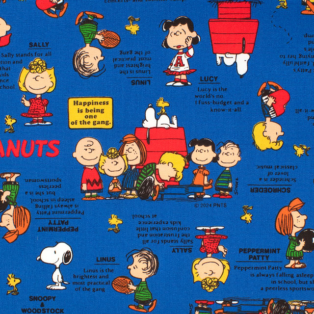 生地 スヌーピー SN75thクラシック/オックス(823542) BO.ブルー 09Ae99_