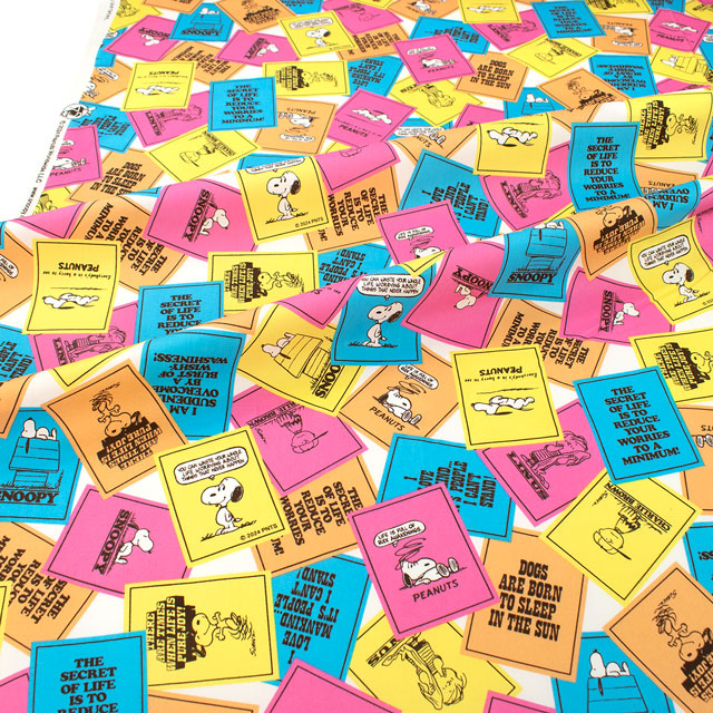 生地 スヌーピー SN75thカード/オックス(823559) MLO.マルチ 09Ae99_