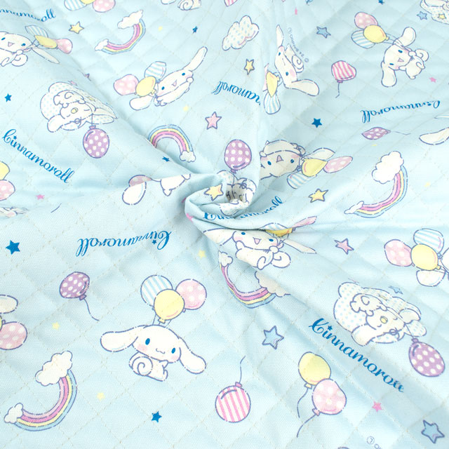 生地 シナモロール CNバルーン/キルティング(823641) BQ.ブルー 09Bi20_