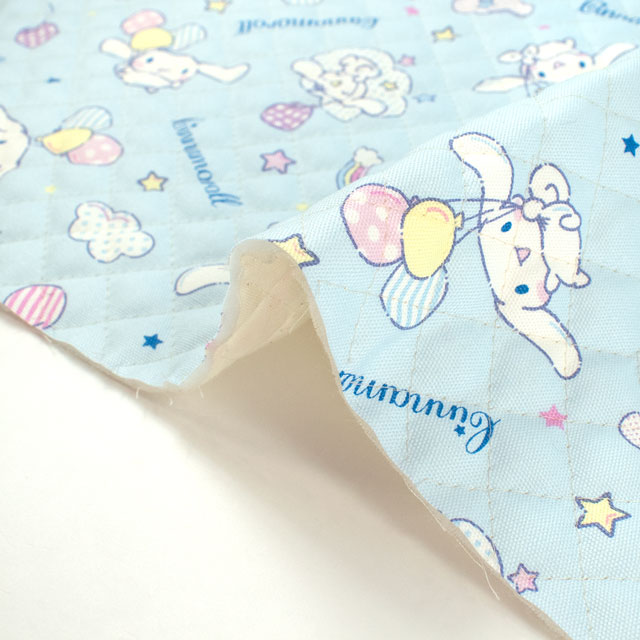 生地 シナモロール CNバルーン/キルティング(823641) BQ.ブルー 09Bi20_