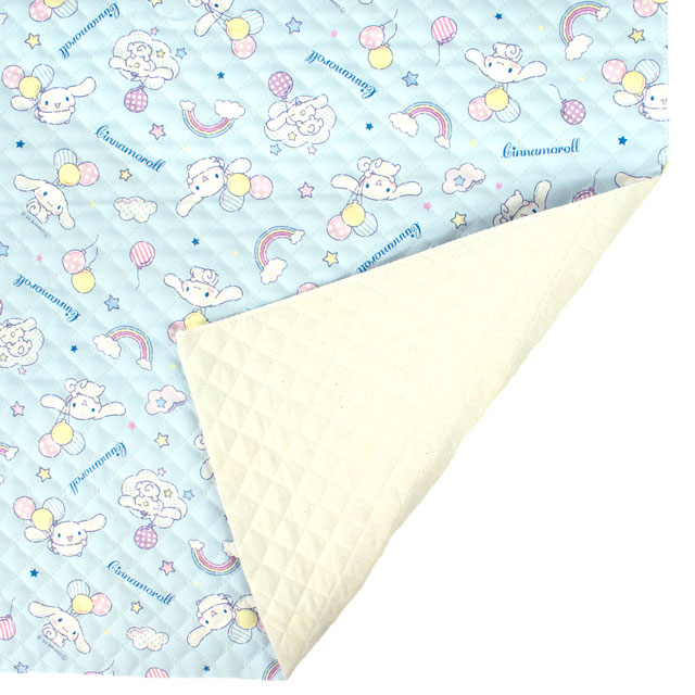 生地 シナモロール CNバルーン/キルティング(823641) BQ.ブルー 09Bi20_