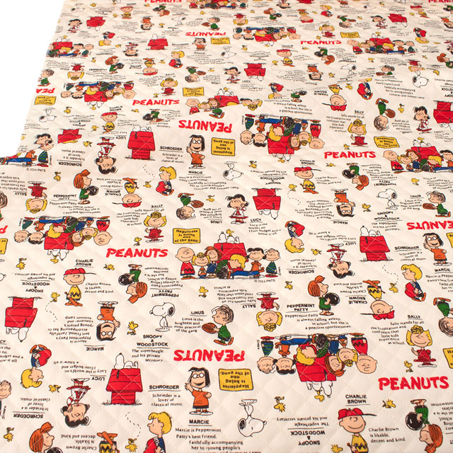 生地 スヌーピー SN75thクラシック/キルティング(823665) OWQ.オフ 09Bi20_