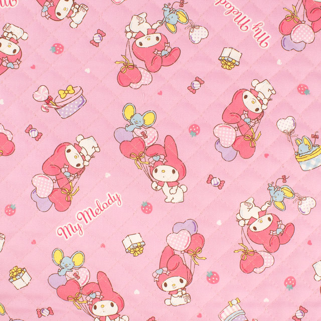 生地 マイメロディ MMハートバルーン/キルティング(823689) PQ.ピンク 09Bi20_