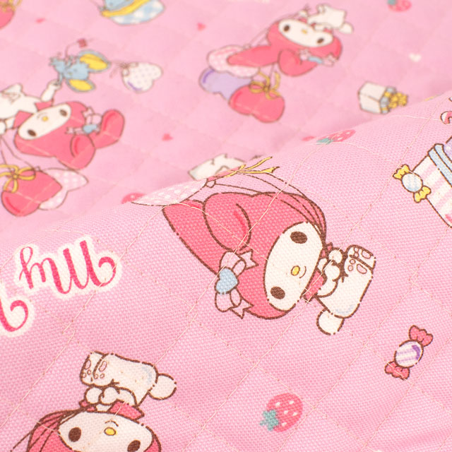 生地 マイメロディ MMハートバルーン/キルティング(823689) PQ.ピンク 09Bi20_