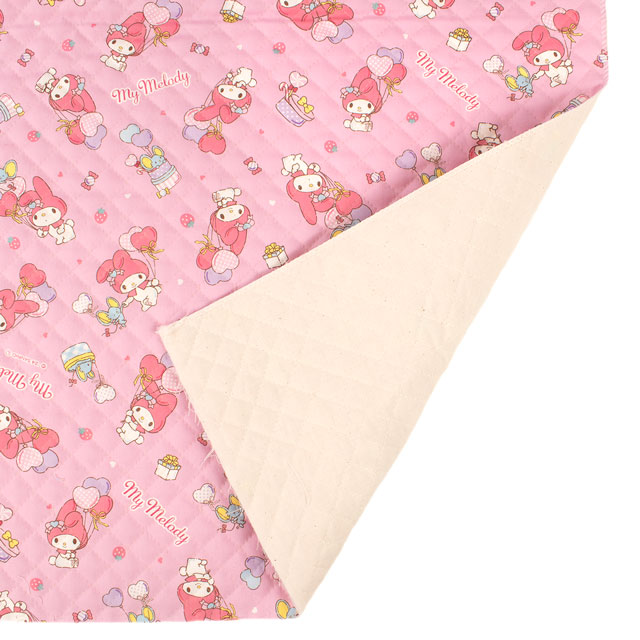 生地 マイメロディ MMハートバルーン/キルティング(823689) PQ.ピンク 09Bi20_