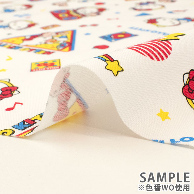 生地 ハローキティ キティ ミュージック/オックス(830328) RO.レッド 09Ae99_