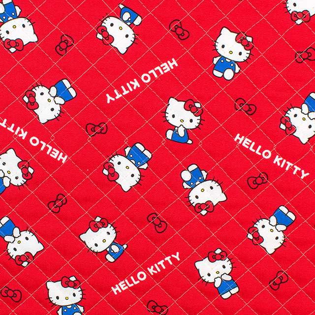 生地 ハローキティ ベーシックリボン/キルティング(832223) RQ.レッド 09Ae99_