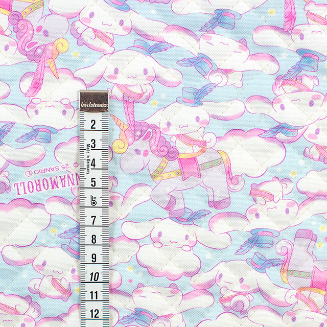 生地 シナモロール フェス/キルティング(832261) BQ.ブルー 09Ae99_