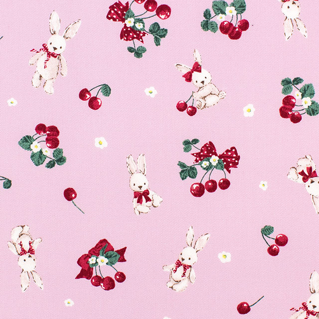 生地 クラシカルモダン ラビットチェリー/オックス（CMOF-82） LP.ライトピンク 09Ae99_