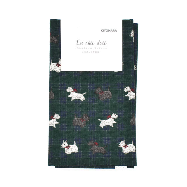 カットクロス ラシックドール クラシカルモダン テリアチェック ミニカットクロス/シーチング（CMOF-07MC） G.グリーン 06Ab99_