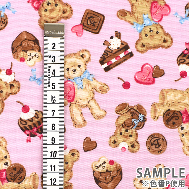 生地 クラシカルモダン ベアスイーツ/オックス(CMOF-71) OW.オフホワイト 99Zz99_